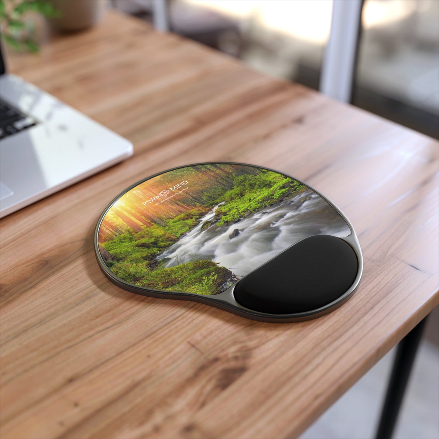 Rivia Mind Rivers Mouse Pad With Wrist Rest