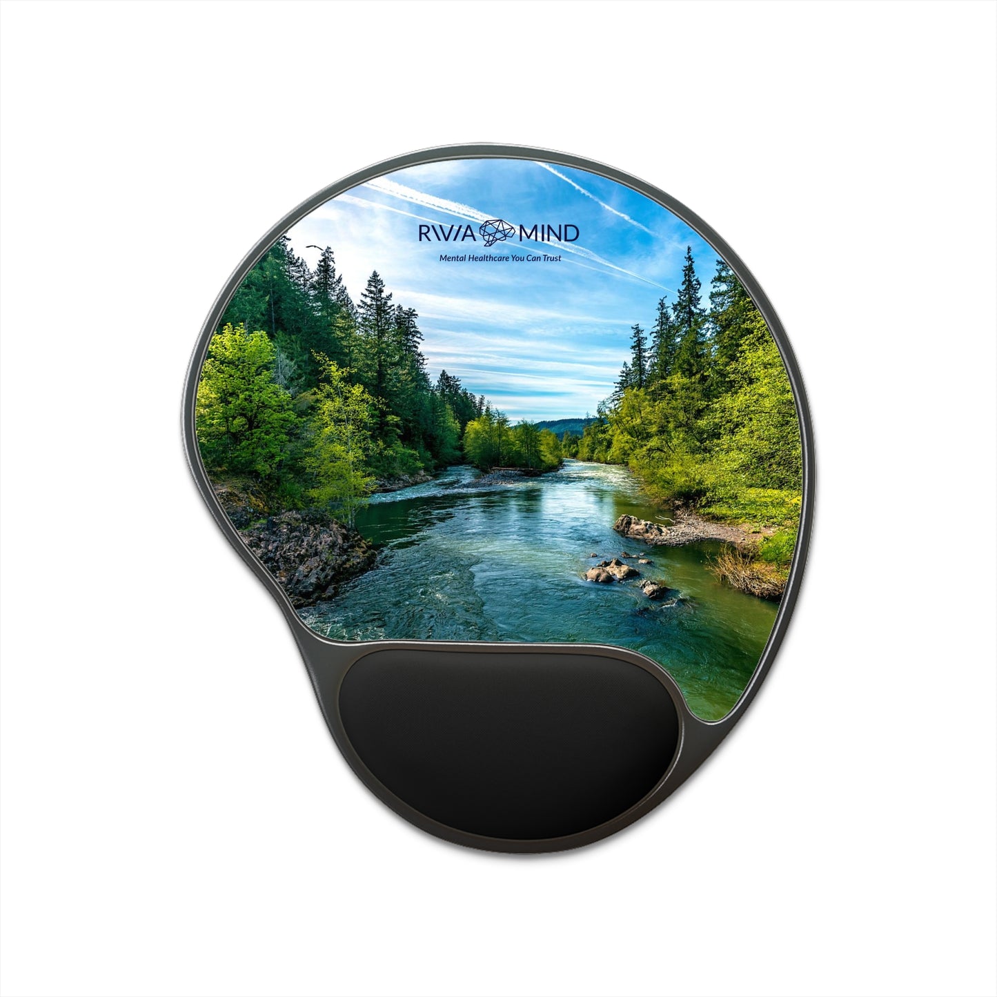 Rivia Mind Nature Mouse Pad With Wrist Rest