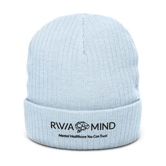Rivia Mind Ribbed Knit Beanie