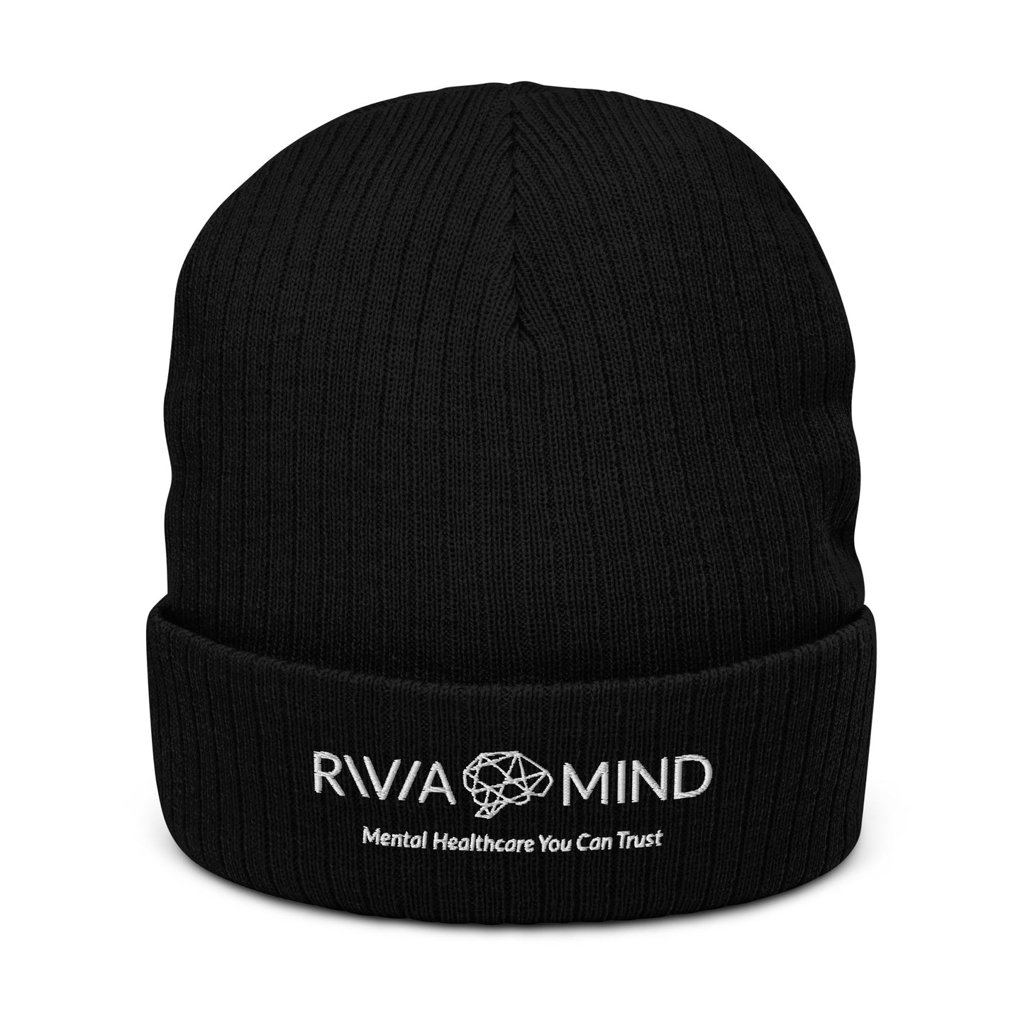 Rivia Mind Ribbed Knit Beanie
