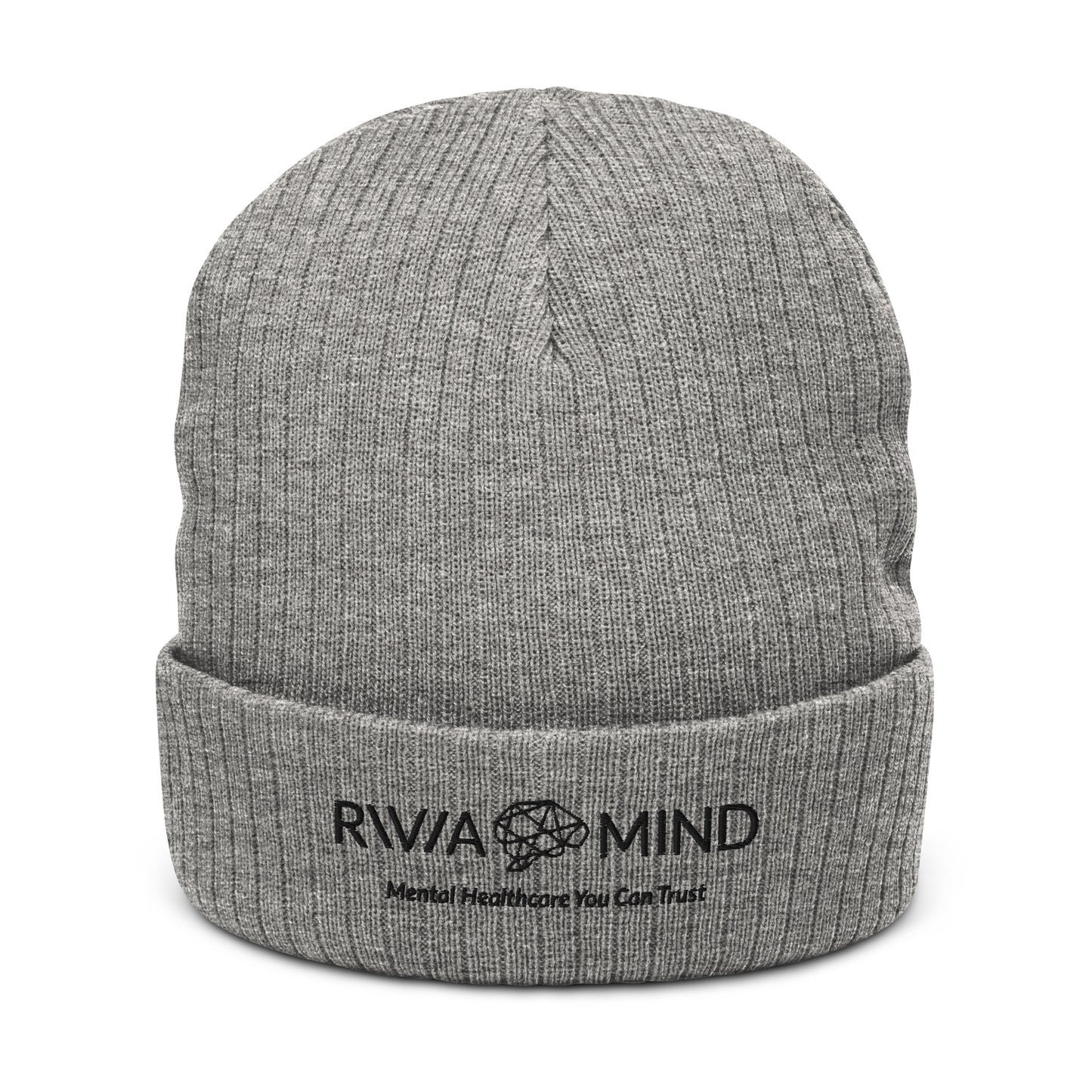 Rivia Mind Ribbed Knit Beanie