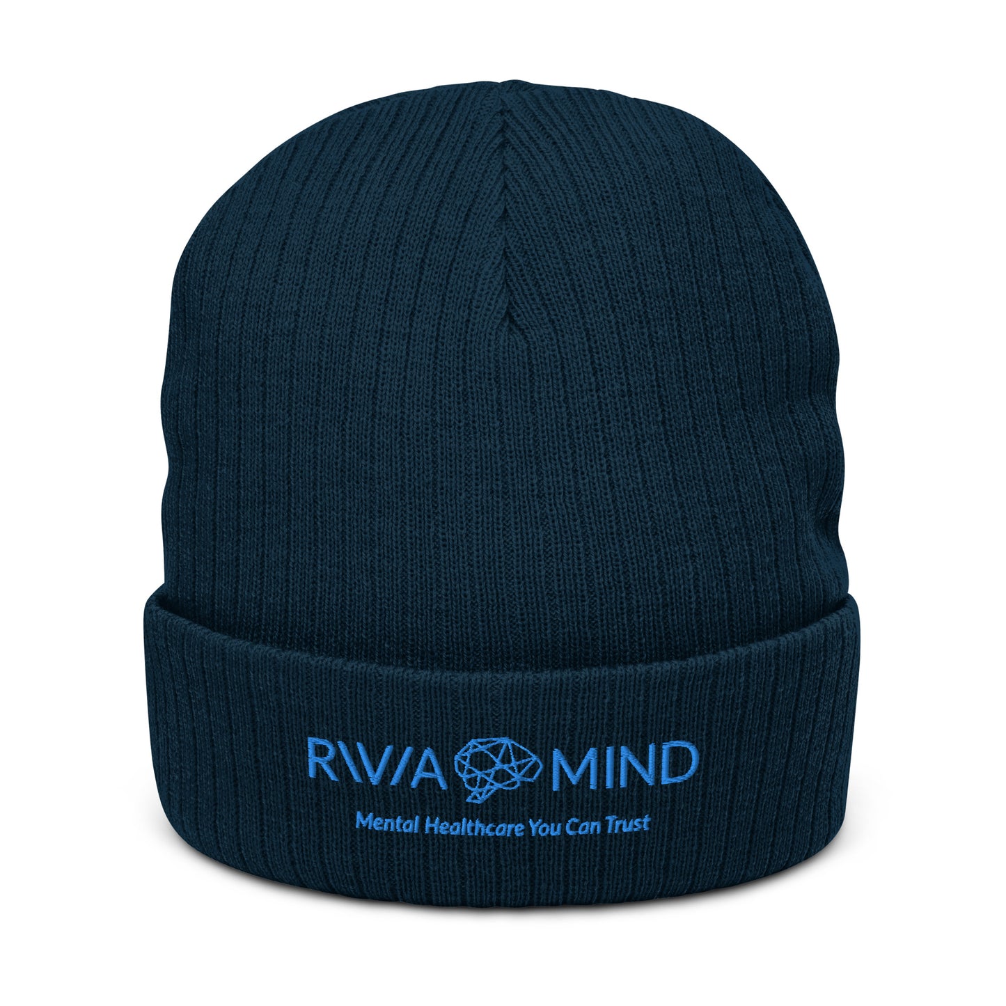 Rivia Mind Ribbed Knit Beanie